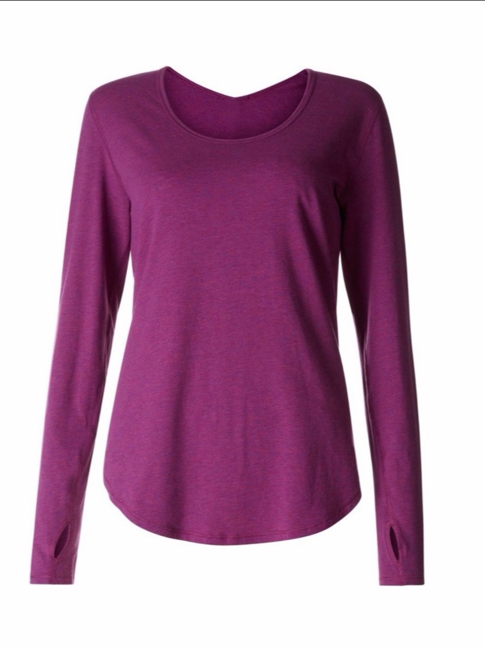 lululemon athletica Women's Long-Sleeve Scoop Neck Top - Yogini style